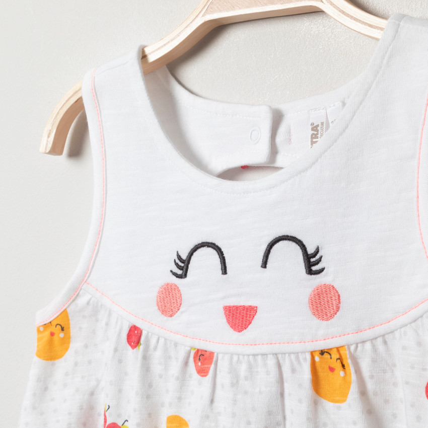 Robe sans manches en coton imprimée fruits  Additional Robe sans manches en coton imprimée fruits