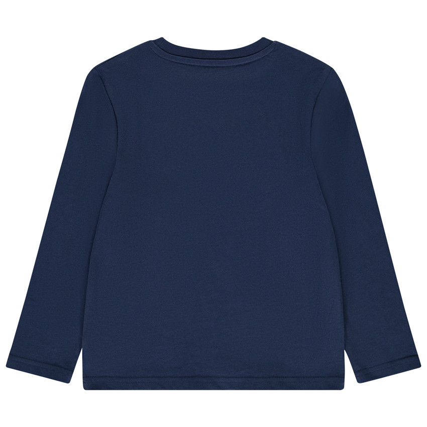 Camiseta de manga larga con estampado texturizado para niño  Additional Camiseta de manga larga con estampado texturizado para niño