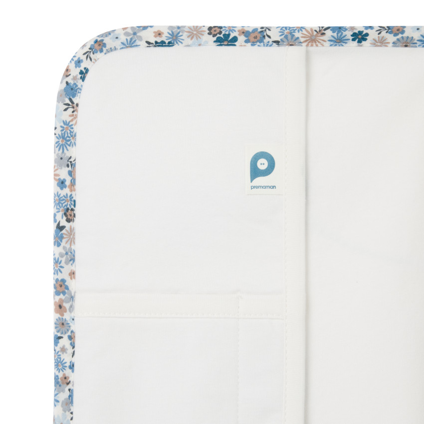 Protector de carnet de salud de terciopelo Tiny Flowers 