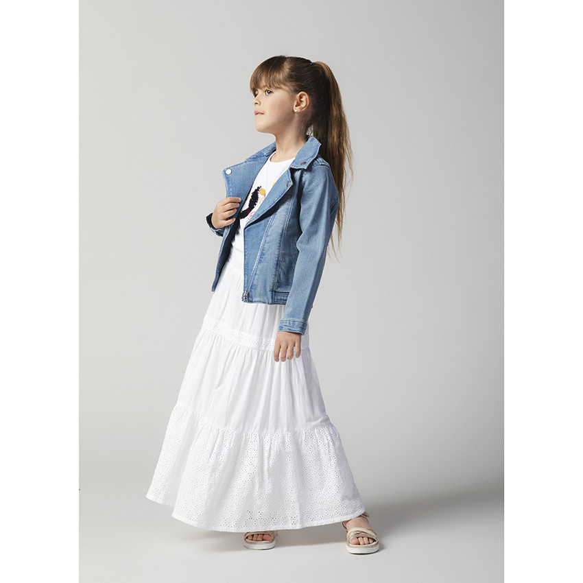 T-shirt manches courtes motif toucan en sequins magiques 