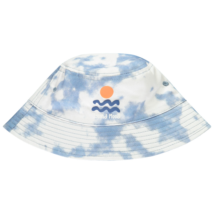 Camiseta efecto tie & dye con estampado de olas para bebé niño 