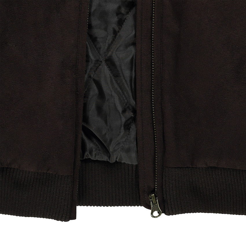 Júnior - Cazadora de ante con bolsillos  