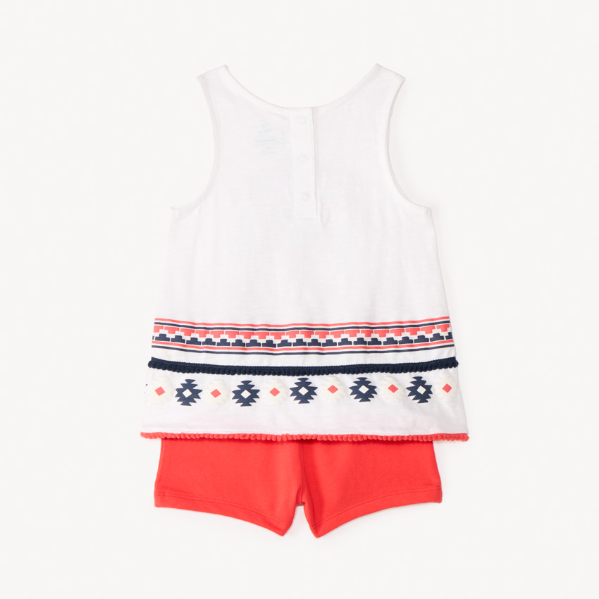 Conjunto de camiseta sin mangas + short de fantasía de Minnie Disney para bebé niña 