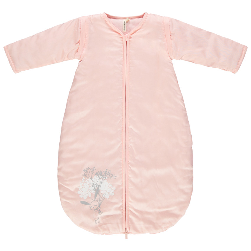 Saco con mangas amovibles y estampado conejito 