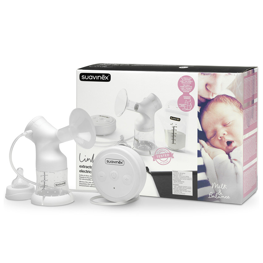Extractor de leche eléctrico Link + biberón Zero zero 120 ml 