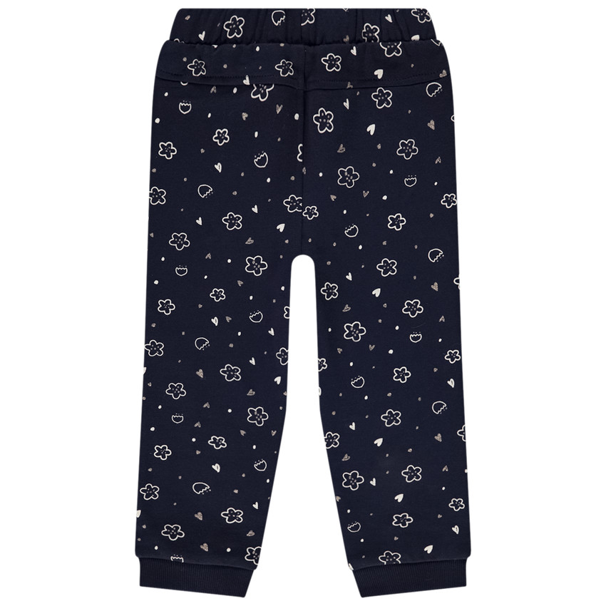 Jogging de felpa con estampado fantasía para bebé niña 