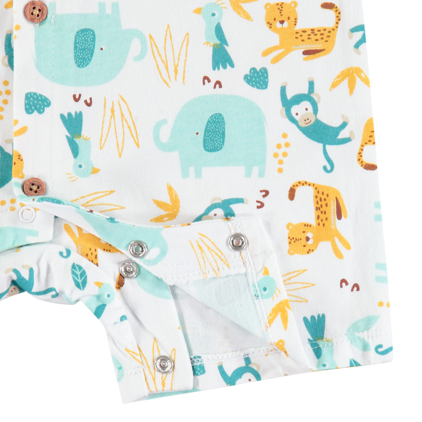 Pack 2 monos motivo animalitos selva 