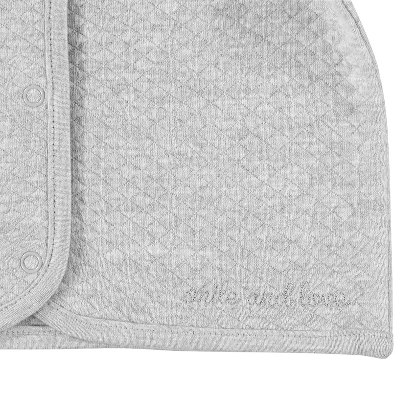 Chaqueta de felpa con cruces all over 