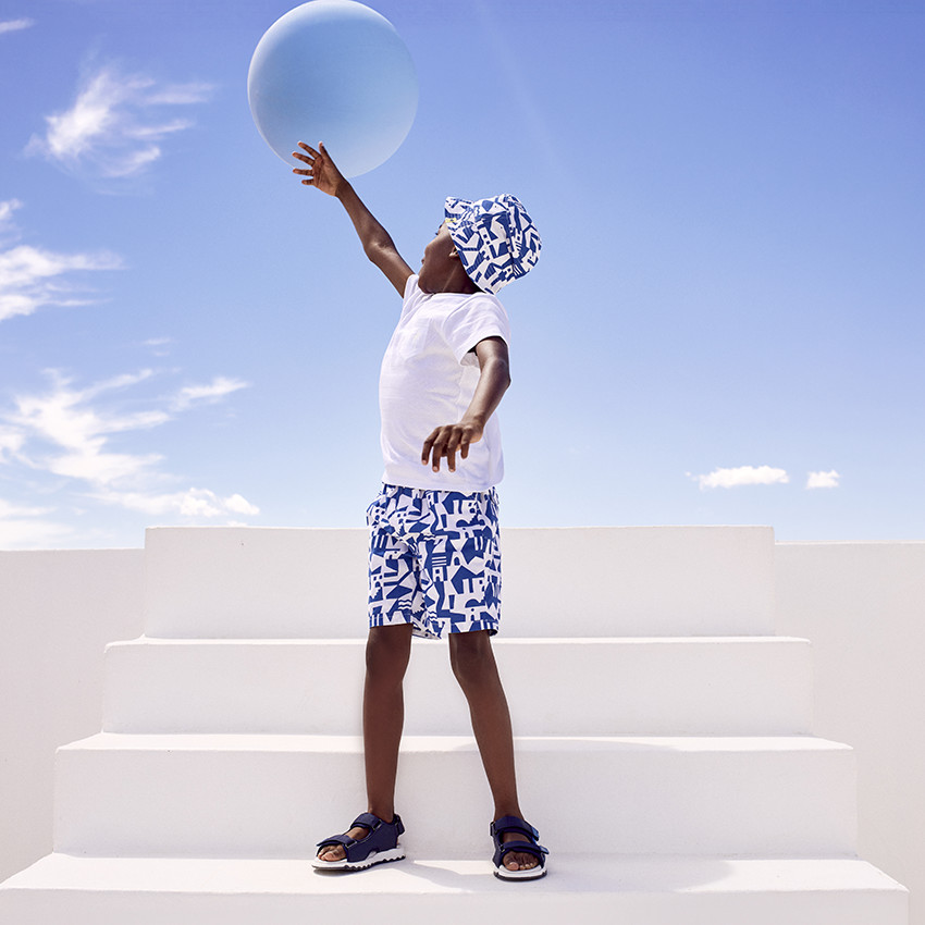 Bermudas estampadas Mykonos para niño 