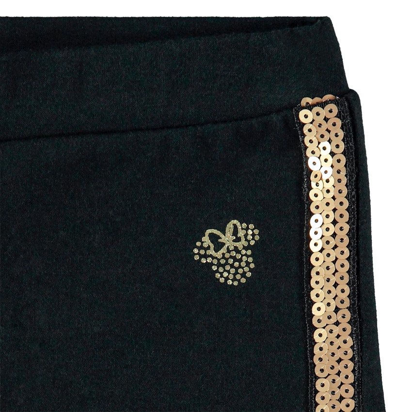 Legging liso con bandas de lentejuelas con motivo  Minnie Disney 
