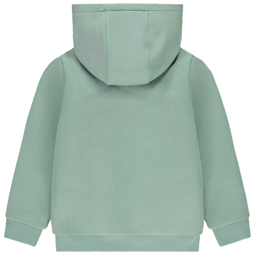 Chaleco de felpa liso con forro de sherpa para niño 