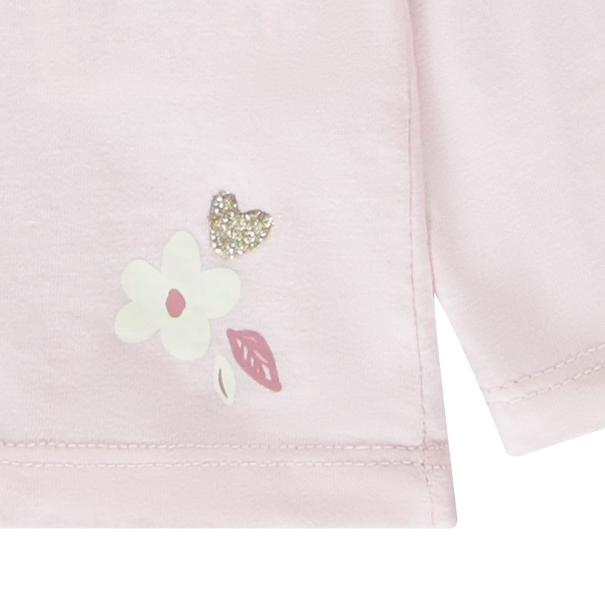 Pack de 4 camisetas de manga larga con estampado para bebé niña 