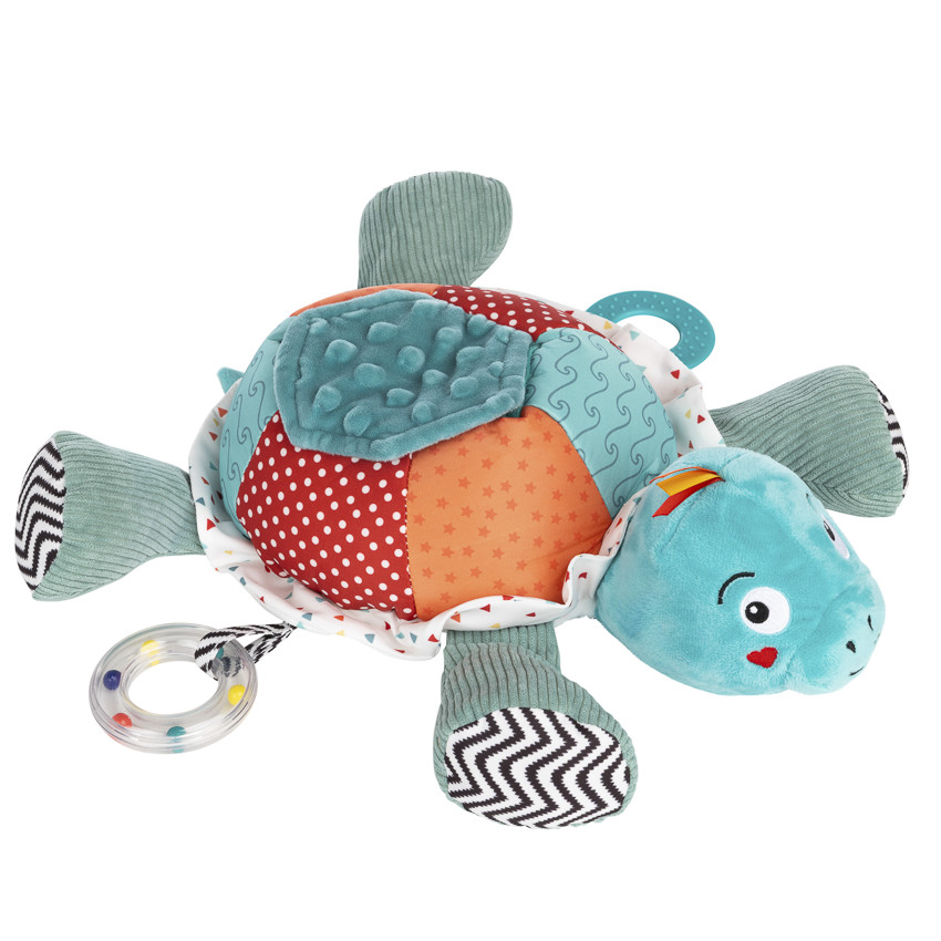 Peluche de actividades Sacha la tortuga 