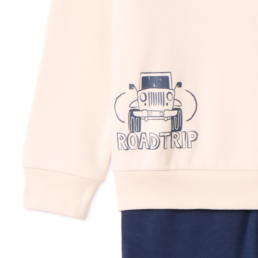 Ensemble jogging molleton print road trip pour garçon 