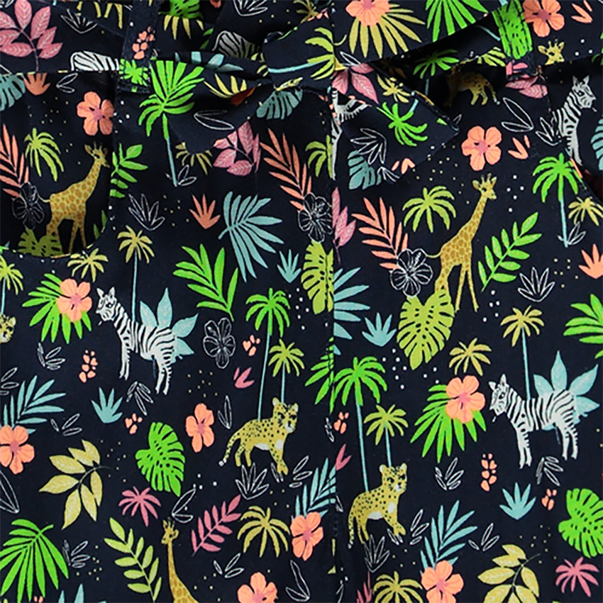 Pantalón fluido con nudo para bebé niña 