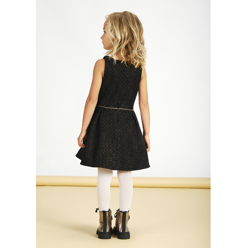Vestido de fiesta de lentejuelas sin mangas para niña 
