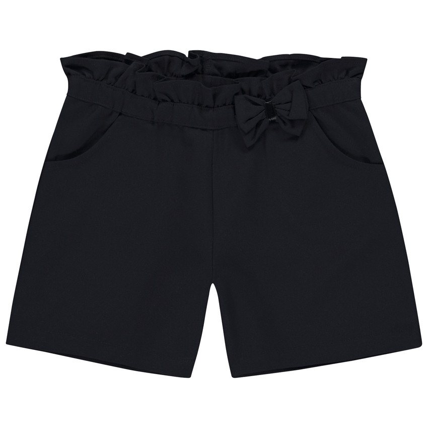 Short de talle alto con nudo elástico niña 