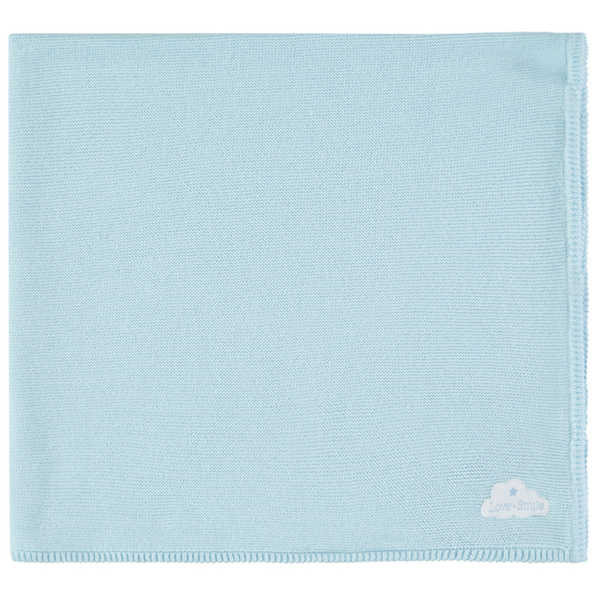 Couverture uni en coton bio 