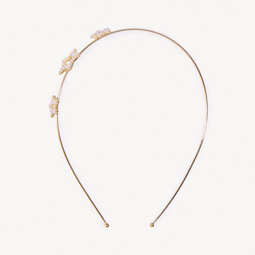 Diadema con motivo de estrellas para niña 