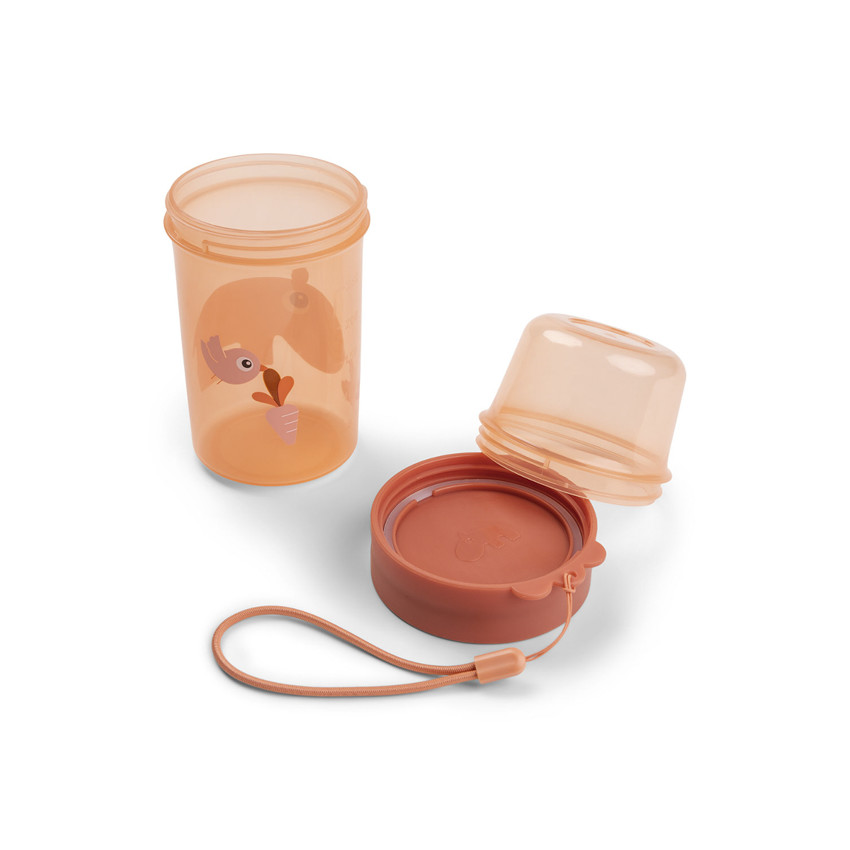 Caja alimentos doble l ozzo papaya 