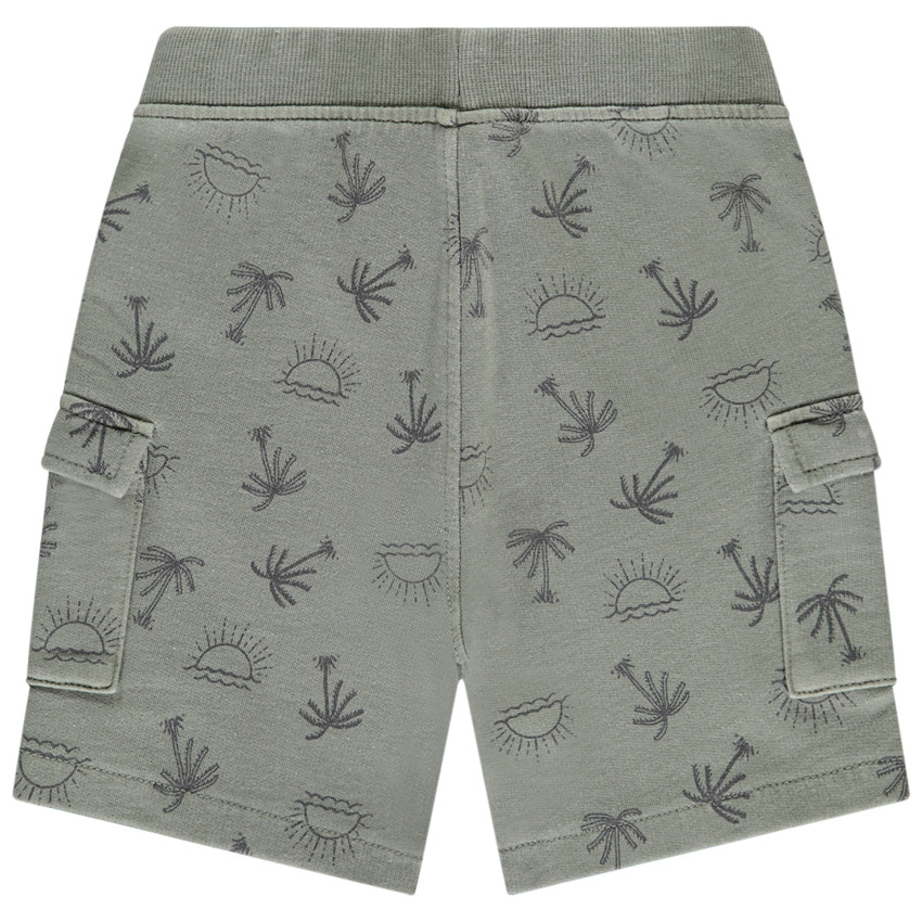 Bermudas estilo cargo impresas de palmera para bebé niño  Additional Bermudas estilo cargo impresas de palmera para bebé niño