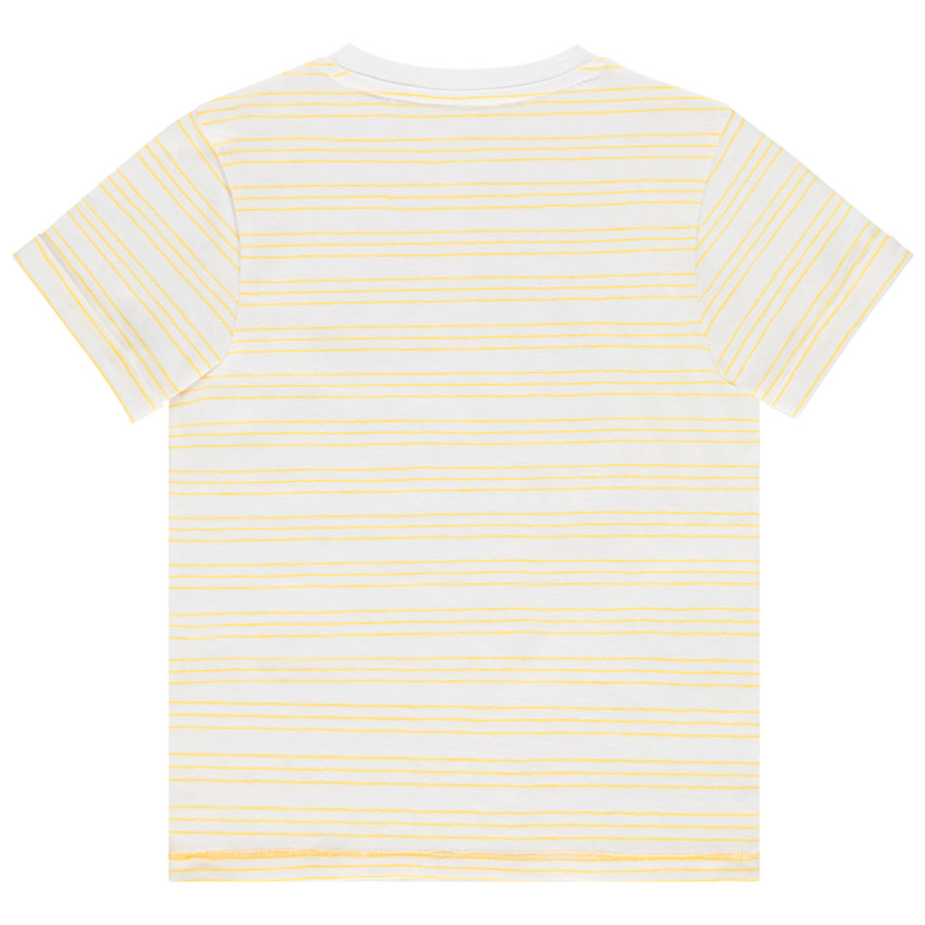 T-shirt manches courtes à rayures print SmileyWorld pour garçon 