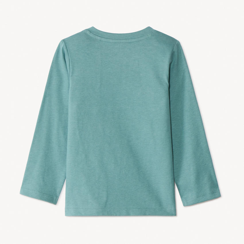 Camiseta de manga larga con bordado efecto bucle para bebé niño 