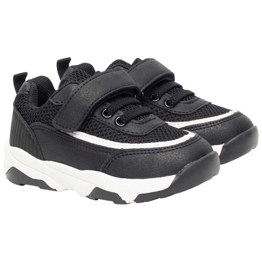 Zapatillas deportivas con detalles de malla y sintético para niño 