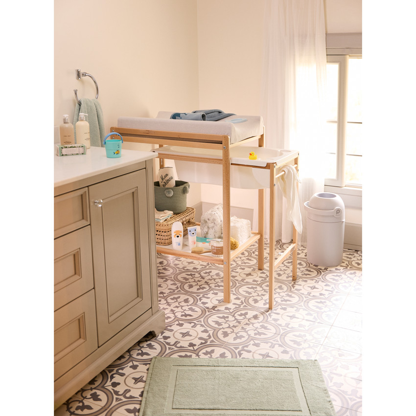 Cambiador 2 en 1 Tiny con bañera integrada 