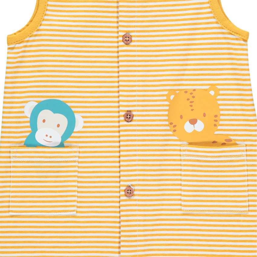 Pack 2 monos motivo animalitos selva 