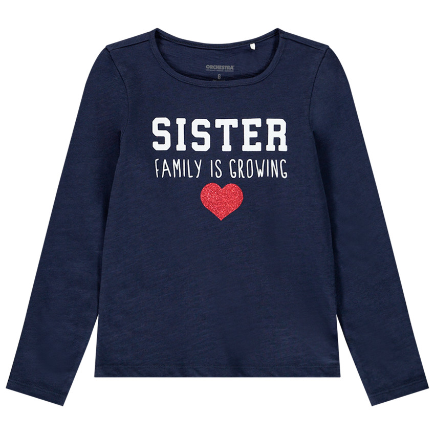 Camiseta manga larga print mensaje 