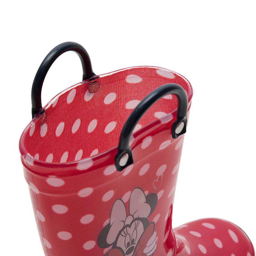 Botas de agua de goma con lunares all-over y estampado Minnie, del 20 al 23  Additional Botas de agua de goma con lunares all-over y estampado Minnie, del 20 al 23
