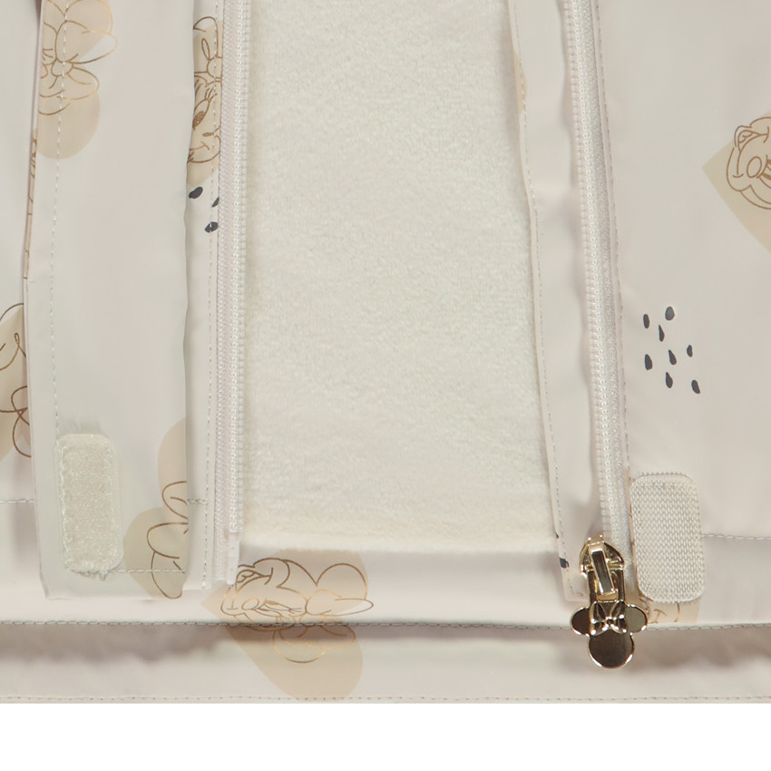 Parka de goma divertida con estampado de Minnie Disney para bebé niña 