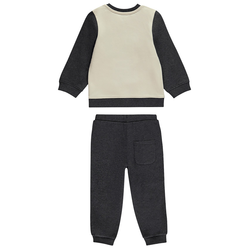 Conjunto de chándal con estampado de león para bebé niño 