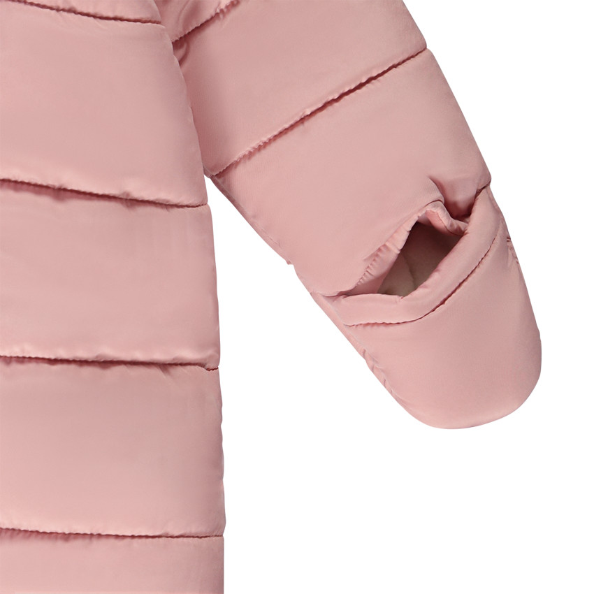 Combi-pilote unie acolchada para bebé niña con diferentes acabados según la edad 