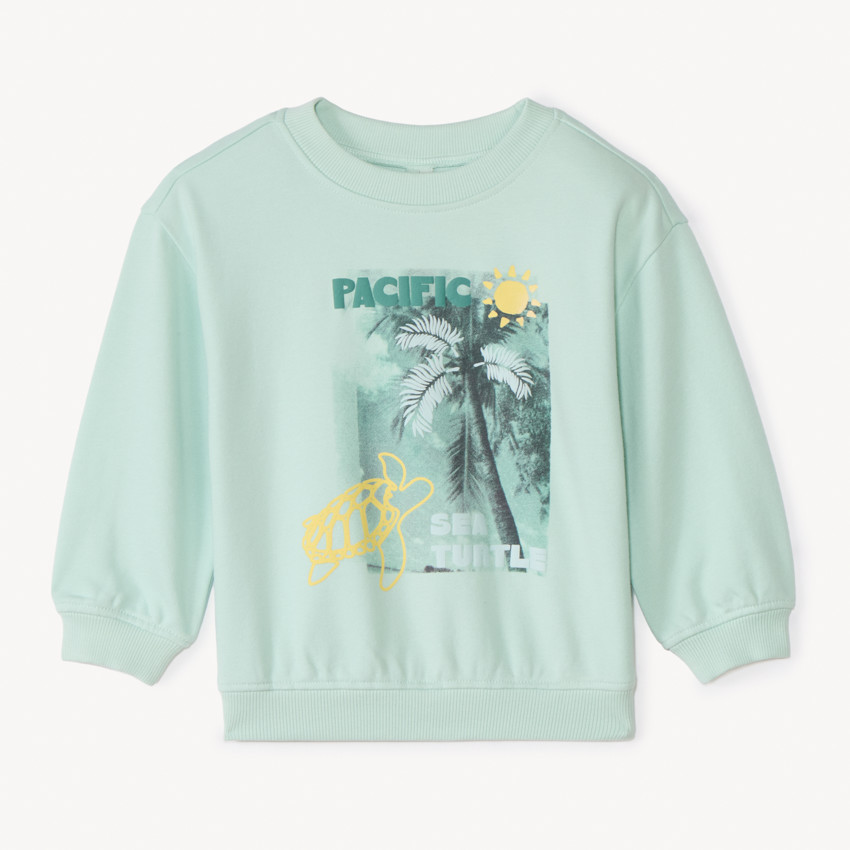 Sudadera de felpa oversize con fotoprint para bebé niño 