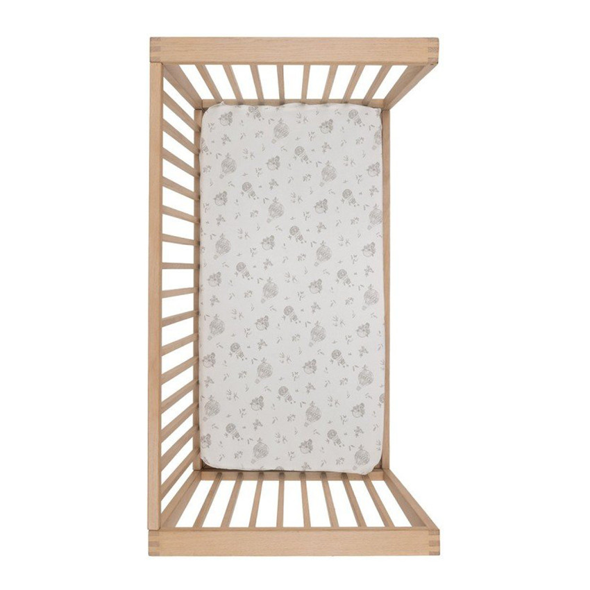 Sábana bajera cuna 60x120 cm Pack 2 uds. Globe crudo 