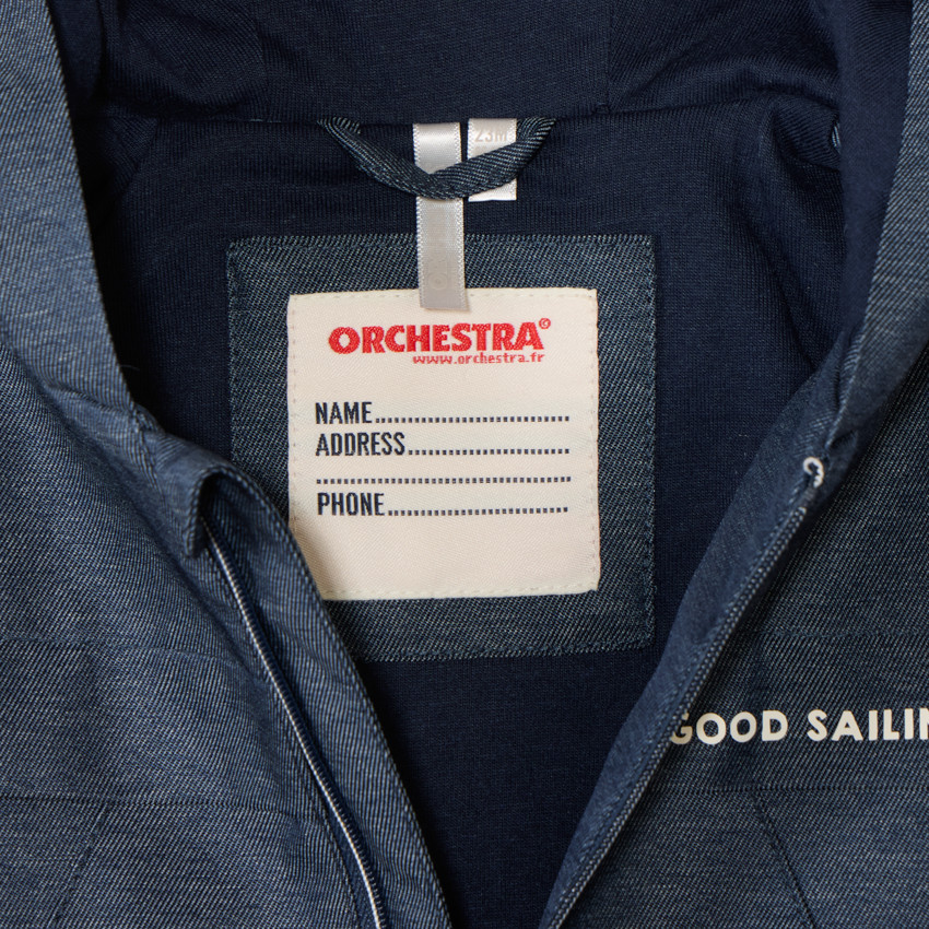 Chaqueta cortavientos con capucha para niño 