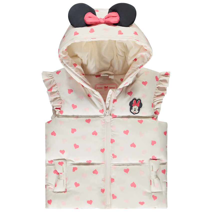 Chaleco Minnie Disney con estampado de corazones para bebé niña  Additional Chaleco Minnie Disney con estampado de corazones para bebé niña