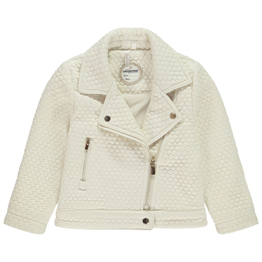 Perfecto en molleton matelasse double sherpa pour bebe fille Orchestra