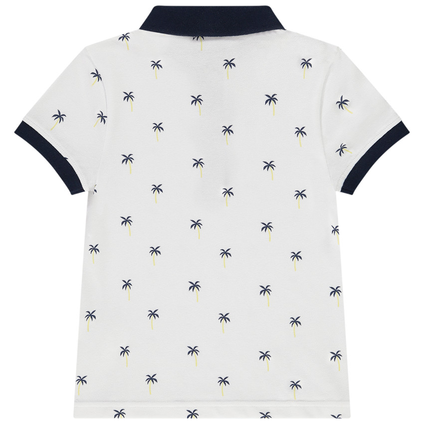 Polo de manga corta estampado palmeras para niño  Additional Polo de manga corta estampado palmeras para niño