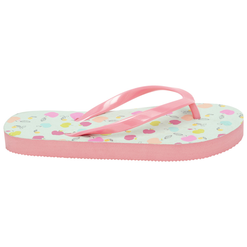 Tongs impresas de manzanas para niña con tira según la edad  Additional Tongs impresas de manzanas para niña con tira según la edad