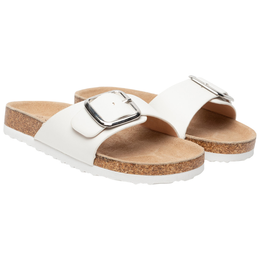 Sandalias blancas con tira y hebilla para niña  Additional Sandalias blancas con tira y hebilla para niña