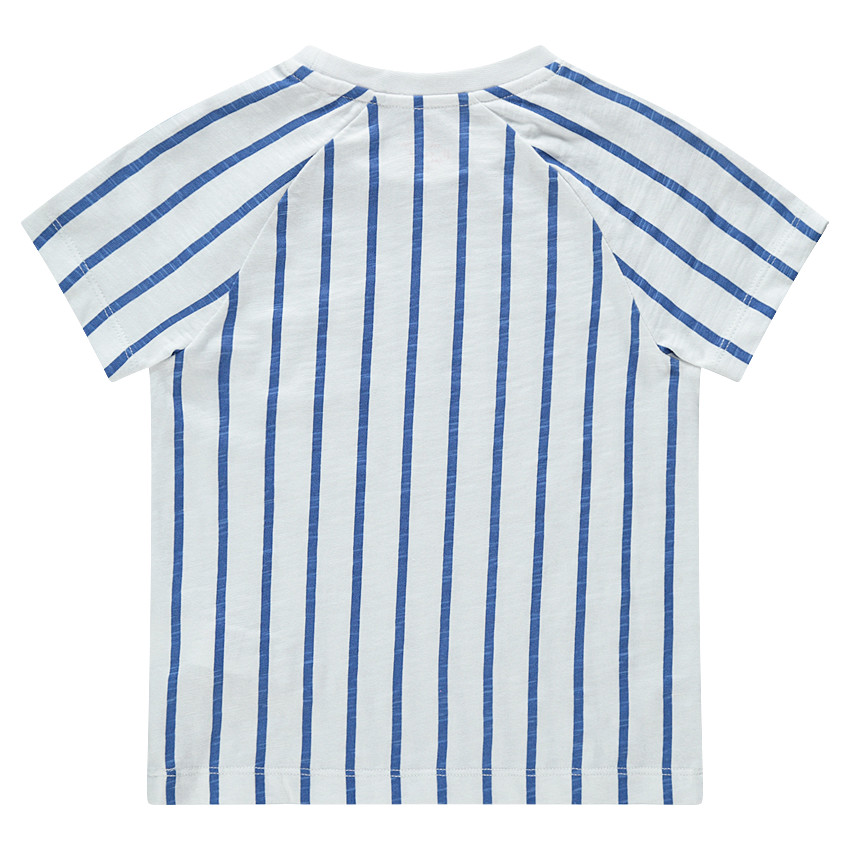 Camiseta de manga corta a rayas con estampado ©Marvel Iron Man 