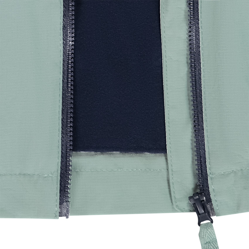 Chaqueta cortavientos en ripstop liso para bebé niño 