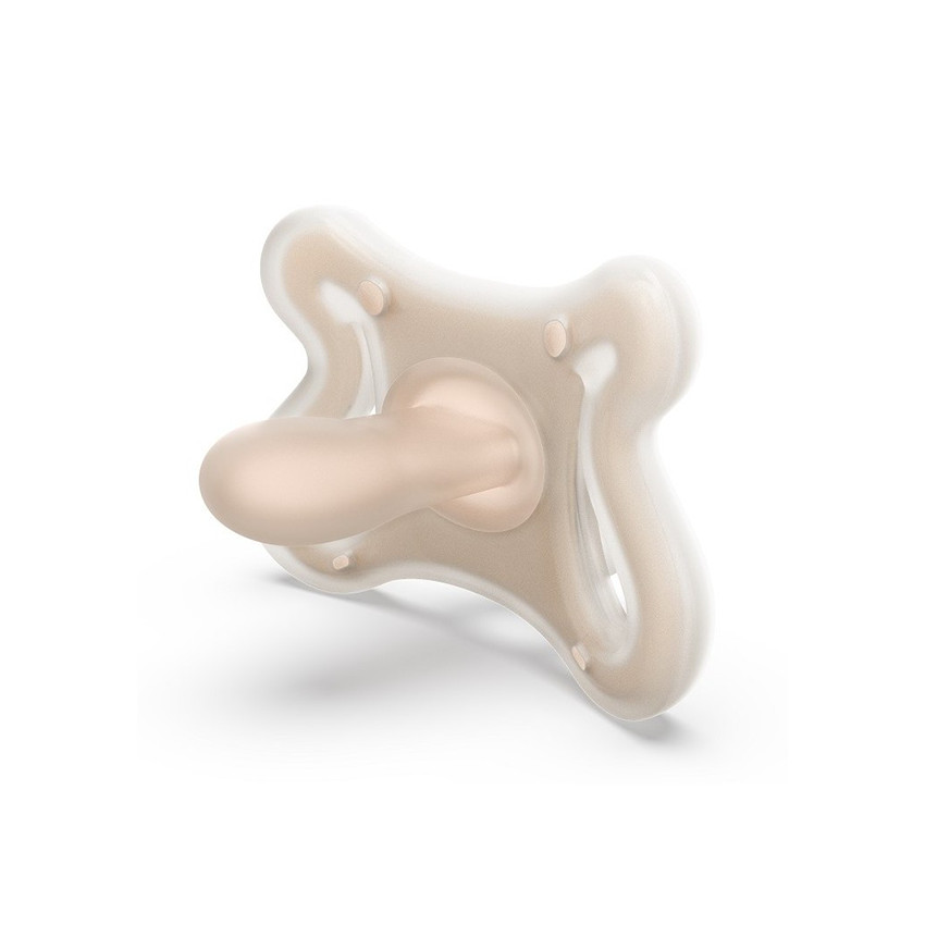 Chupete Zero.Zero con tetina simétrica de silicona SX Pro 0-6M Light 