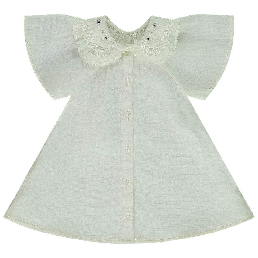 Camiseta de manga corta con cuello claudine para bebé niña  Additional Camiseta de manga corta con cuello claudine para bebé niña