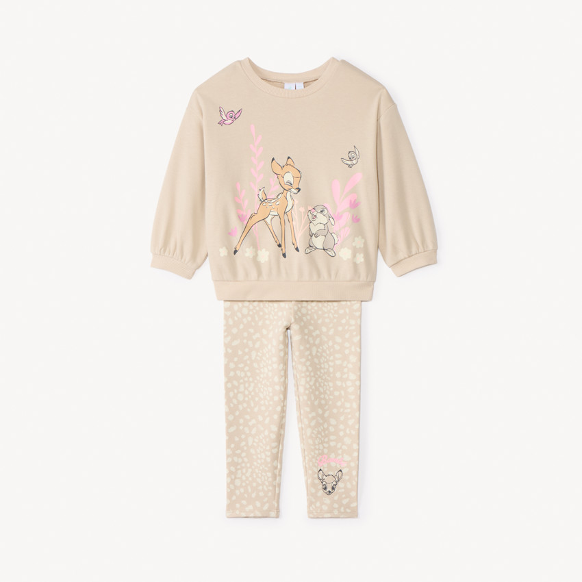Conjunto de chándal de 2 piezas Bambi Disney para niña bebé 