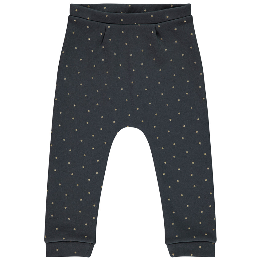 Pantalón jogging de jersey sherpa con lunares brillantes para bebé niña 
