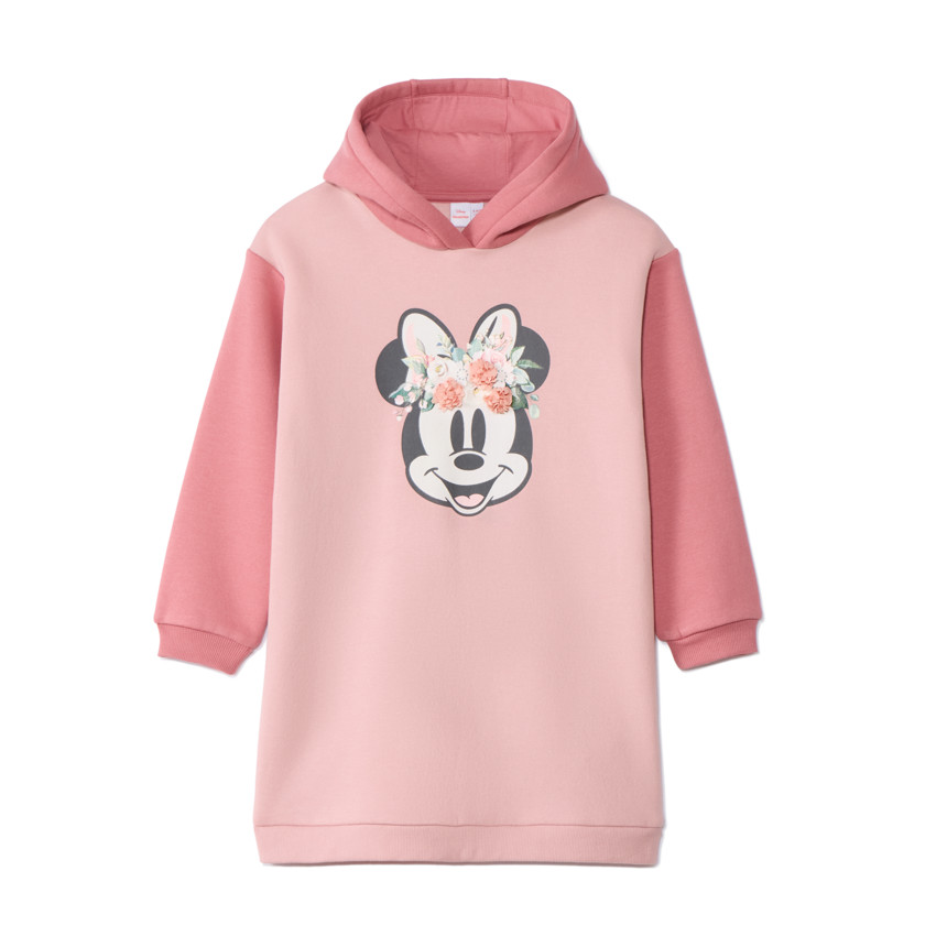 Vestido con capucha de felpa Minnie Disney para niña 